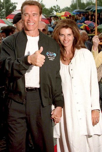 Arnold Schwarzenegger et Maria Shriver en 1997.