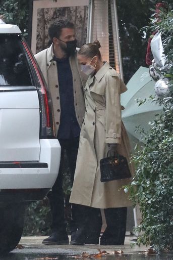 Ben Affleck et Jennifer Lopez le 29 décembre 2021 à Los Angeles. 