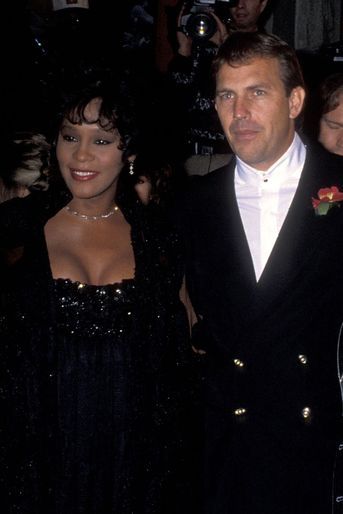 Whitney Houston et Kevin Costner, stars du film «Bodyguard» - ici lors de l'avant-première à Hollywood en novembre 1992 