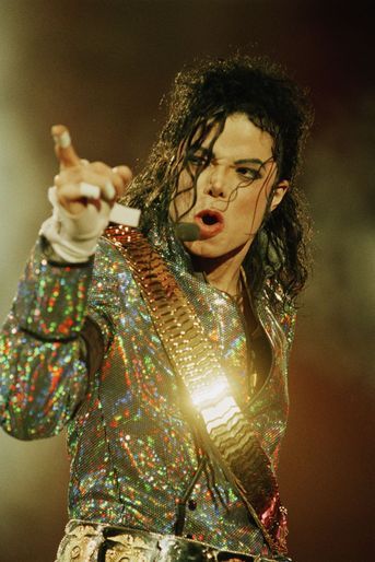 Michael Jackson lors de sa tournée mondiale «Dangerous» à Londres en juillet 1992, l'une des plus lucratives de sa carrière. Tous les bénéfices sont alors reversés à des associations caritatives. 