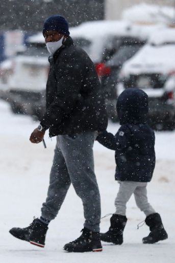 Kevin Hart et son fils, le 26 décembre 2021.