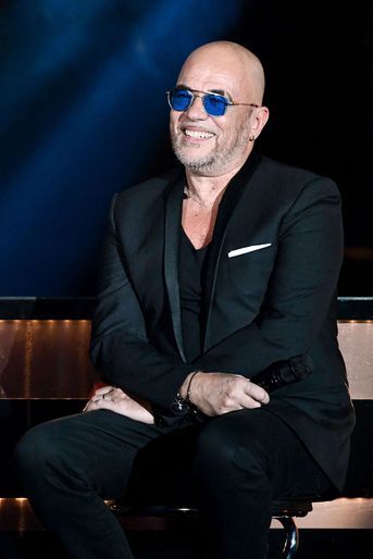 Pascal Obispo lors de l’enregistrement de l’émission «Un soir à Monaco avec Laurent Gerra» le 7 décembre 2021 à Monaco.