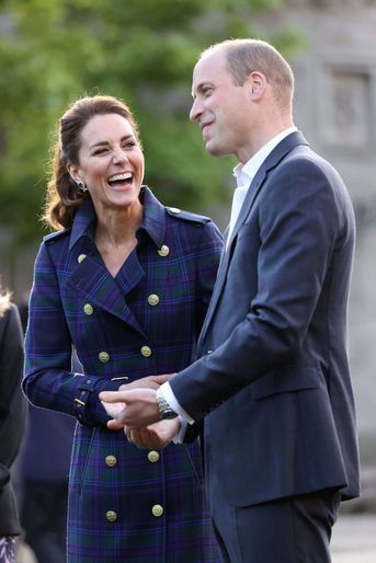 Kate Middleton et le prince William à Edimbourg pour assister à la projection de «Cruella» le 26 mai 2021.
