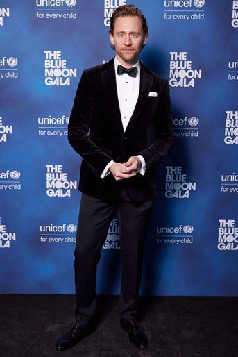 Tom Hiddleston au gala de l’UNICEF le 8 décembre 2021 à Londres.