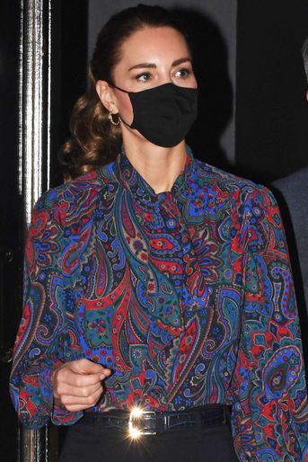 Kate Middleton à l'exposition «Fabergé in London : Romance to Revolution» au Victoria and Albert Museum à Londres le 2 décembre 2021.