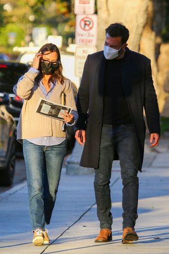 Jennifer Garner et Ben Affleck à Los Angeles le 9 décembre 2021