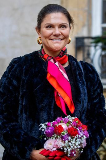 La princesse héritière Victoria de Suède à Paris, le 5 décembre 2021