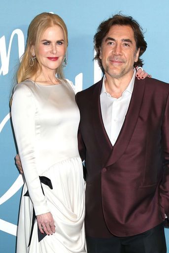 Nicole Kidman et Javier Bardem lors de l'avant-première de «Being the Ricardos» le 2 décembre 2021 à New York. 