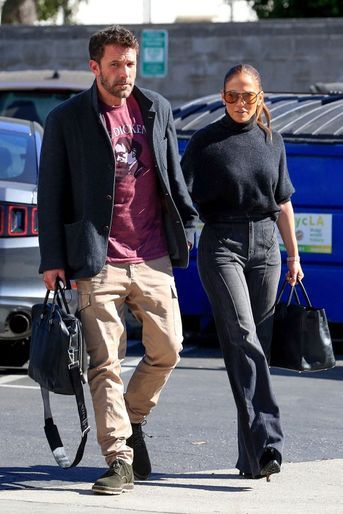 Ben Affleck et Jennifer Lopez à Los Angeles le 27 novembre 2021