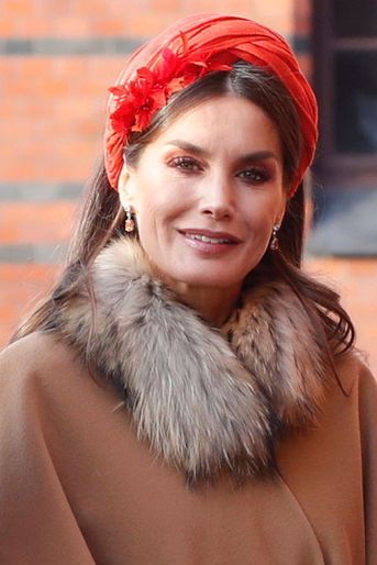 Le bibi Cherubina de la reine Letizia d'Espagne à Stockholm, le 24 novembre 2021
