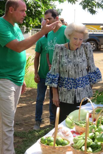 L'ex-reine Beatrix des Pays-Bas sur l'île de Curaçao, le 27 novembre 2021