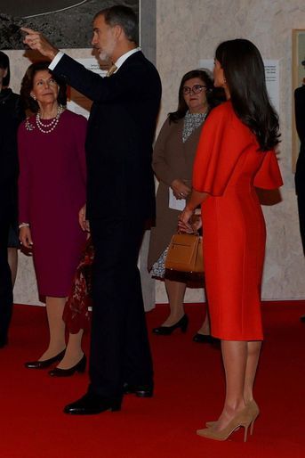La reine Letizia d'Espagne à Stockholm, le 24 novembre 2021