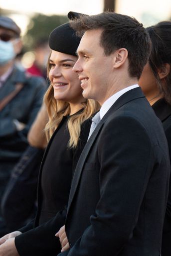 Camille Gottlieb et Louis Ducruet à Monaco, le 19 novembre 2021