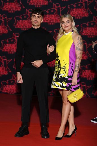 Florian Rossi et Louane aux NRJ Music Awards à Cannes le 20 novembre 2021