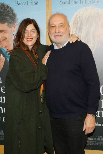 Valérie Donzelli et François Berléand à l'avant-première du film «On est fait pour s'entendre» au cinéma Pathé Wepler à Paris le 15 novembre 2021