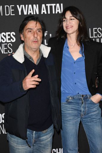 Charlotte Gainsbourg et Yvan Attal lors de l'avant-première du film «Les Choses humaines» le 23 novembre 2021.