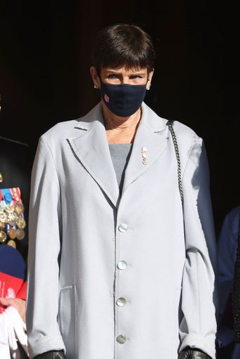 La princesse Stéphanie de Monaco lors de la Fête nationale monégasque, le 19 novembre 2021