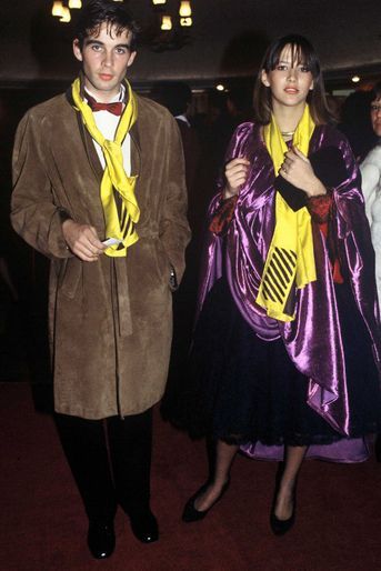 Sophie Marceau et Pierre Cosso, acteurs de «La Boum 2», lors des César à Paris le 26 février 1983.