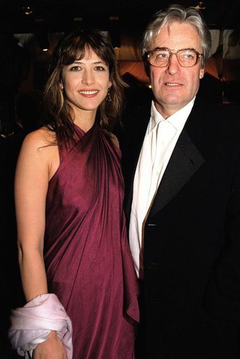 Sophie Marceau et son ancien mari Andrzej Zulawski le 6 mars 1999 lors de la 24ème cérémonie des César à Paris. 