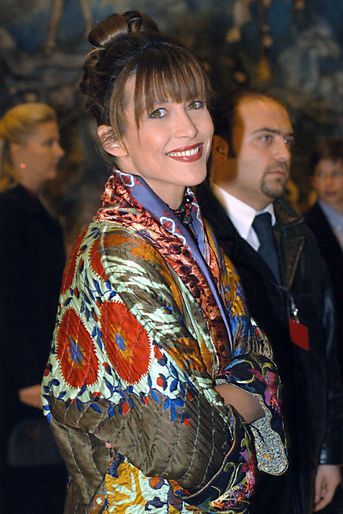 Sophie Marceau le 9 avril 2003 lors de la récompense cinématographique de David Donatello à Rome.  