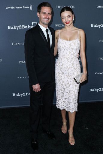 Evan Spiegel et Miranda Kerr au gala Baby2Baby à Los Angeles le 13 novembre 2021