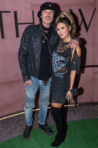 Tommy Lee avec son épouse Brittany Furlan à Los Angeles le 4 novembre 2021