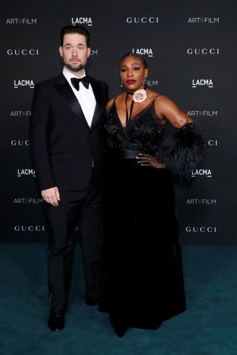 Alexis Ohanian et Serena Williams au gala LACMA Art+Film à Los Angeles, le 6 novembre 2021.