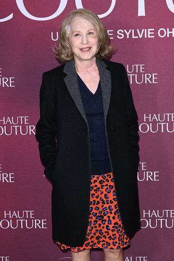 Nathalie Baye lors de l&#039;avant-première de &quot;Haute Couture&quot; le 2 novembre 2021 au UGC Cinéma des Halles à Paris. 
