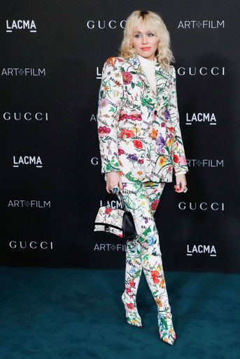 Miley Cyrus au gala LACMA Art+Film à Los Angeles, le 6 novembre 2021.
