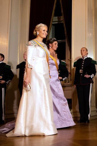 Les princesses Mette-Marit et Märtha Louise de Norvège à Oslo, le 9 novembre 2021