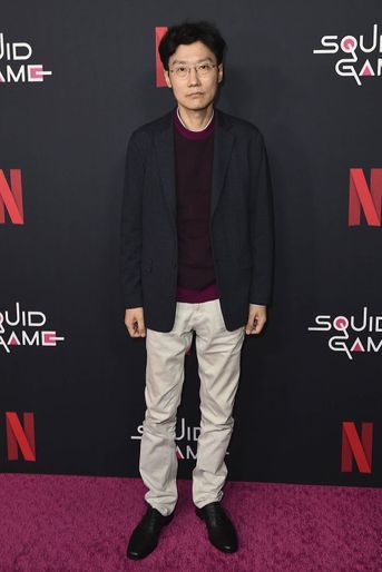Le créateur de la série Hwang Dong-hyuk lors d'un événement pour la série Netflix «Squid Game» à Los Angeles le 8 novembre 2021