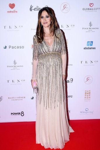 Fabienne Carat lors de la 10ème édition du Global Gift Gala au Four Seasons Hotel George V à Paris le 30 octobre 2021