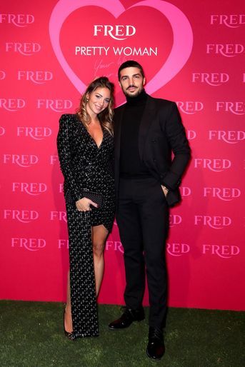 Eleonora Brunacci et Mariano di Vaio lors d'une soirée organisée par la maison de joaillerie Fred à Paris le 18 octobre 2021