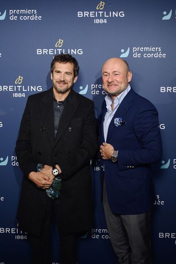 Guillaume Canet et Georges Kern au dîner de charité organisé par Breitling et Premiers de Cordée à la Samaritaine à Paris le 8 octobre 2021