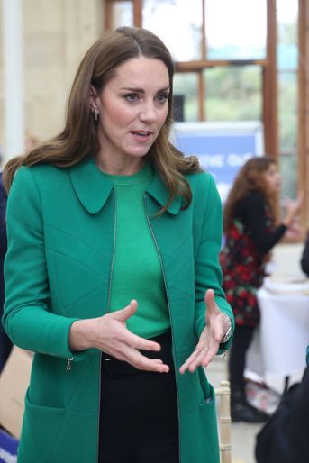 Kate Middleton lors de l'événement Generation Earthshot, dans les Jardins botaniques royaux de Kew, à Londres, mercredi 13 octobre 2021.
