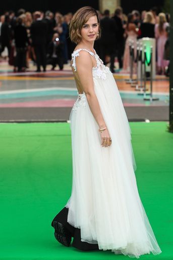 Emma Watson lors de la première édition du Earthshot Prize à Londres le 17 octobre 2021