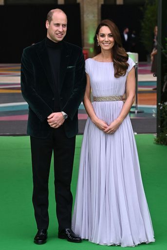 Le prince William et Kate Middleton à la première cérémonie du Earthshot Prize à Londres le 17 octobre 2021