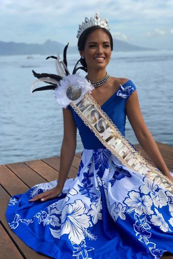 Miss Tahiti Tumateata Buisson, 24 ans, 1m81, originaire de Paea