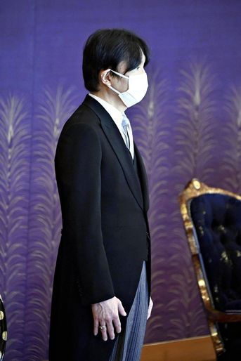 Le prince Fumihito d'Akishino à Tokyo, le 18 janvier 2022