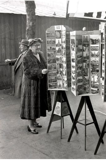 Agatha Christie à Paris en novembre 1955.