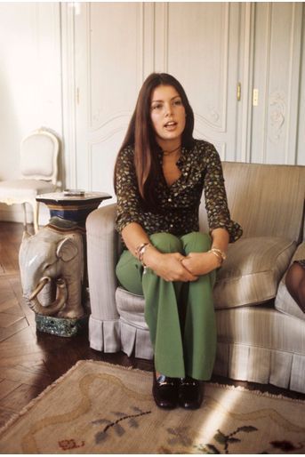 Caroline de Monaco à 16 ans, lors de sa première interview avec Paris Match en décembre 1972.
