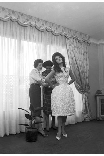 Dalida en avril 1961. 