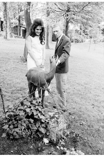 Dalida et Lucien Morisse en avril 1961. 