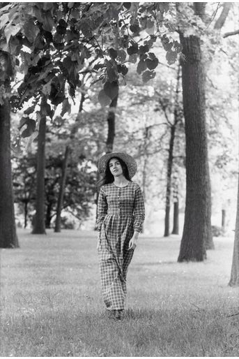 Isabelle Adjani en 1973, lors de son premier rendez-vous photos avec Paris Match.