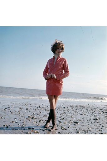 Marlène Jobert à Honfleur, en mars 1968.