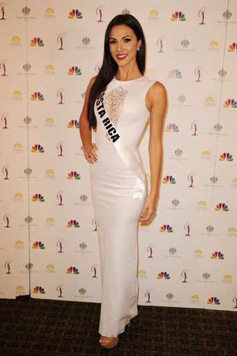 Miss Costa Rica à la dernière conférence de presse Miss Univers 2015