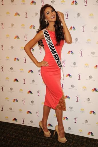 Miss République Dominicaine à la dernière conférence de presse Miss Univers 2015