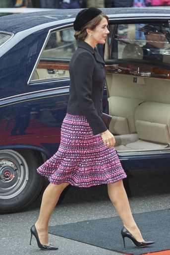 La princesse Mary de Danemark à la rentrée parlementaire à Copenhague, le 3 octobre 2018