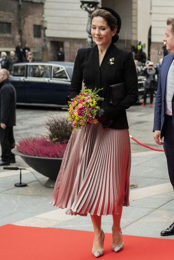 La princesse Mary de Danemark à la rentrée parlementaire à Copenhague, le 6 octobre 2020