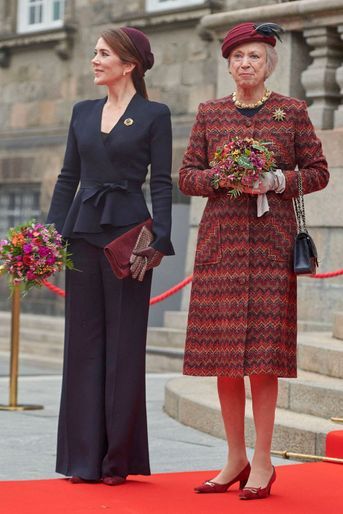 La princesse Mary de Danemark à la rentrée parlementaire à Copenhague, le 5 octobre 2021
